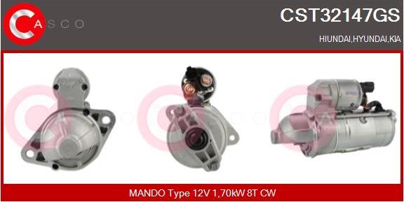 Casco CST32147GS - Starter www.autospares.lv