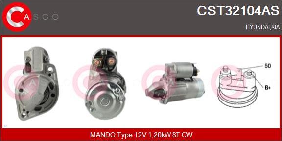 Casco CST32104AS - Starter www.autospares.lv