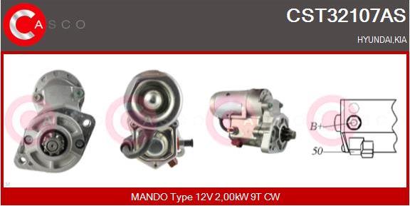 Casco CST32107AS - Starter www.autospares.lv