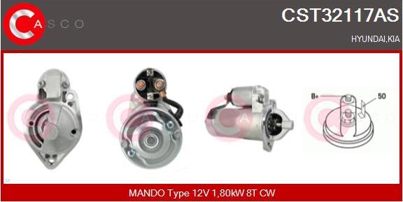 Casco CST32117AS - Starter www.autospares.lv