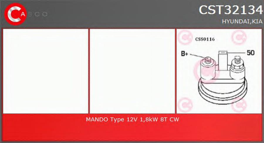 Casco CST32134 - Starter www.autospares.lv