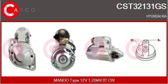 Casco CST32131GS - Starter www.autospares.lv