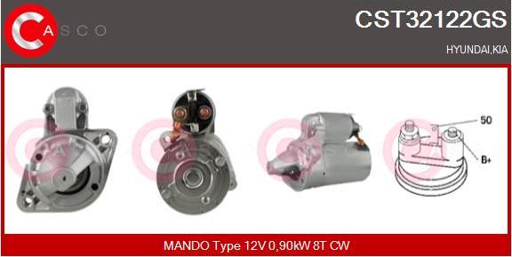 Casco CST32122GS - Starter www.autospares.lv