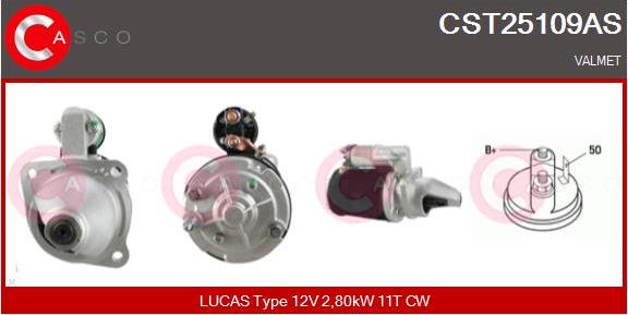 Casco CST25109AS - Starter www.autospares.lv