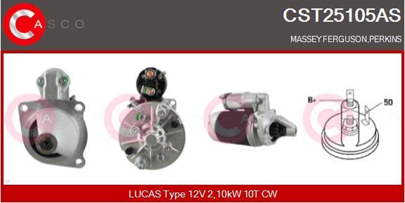 Casco CST25105AS - Starteris autospares.lv