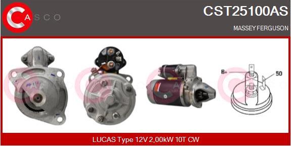 Casco CST25100AS - Starter www.autospares.lv