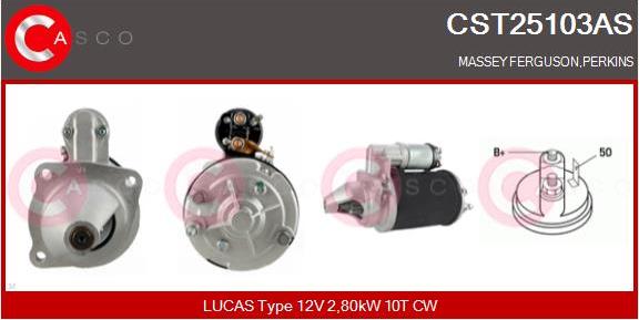 Casco CST25103AS - Starteris autospares.lv