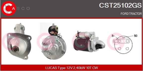 Casco CST25102GS - Стартер www.autospares.lv