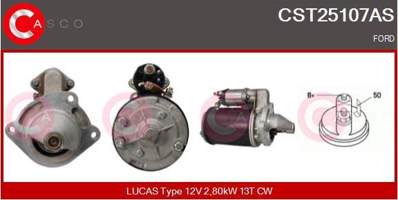 Casco CST25107AS - Starter www.autospares.lv