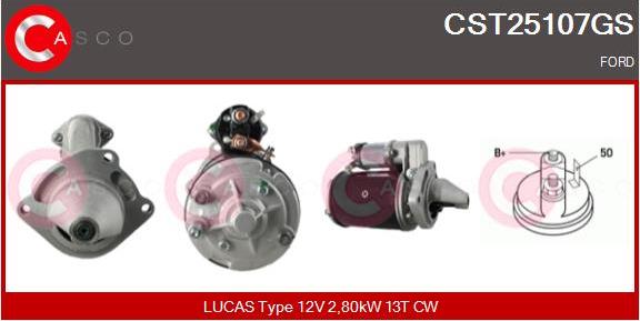 Casco CST25107GS - Starter www.autospares.lv