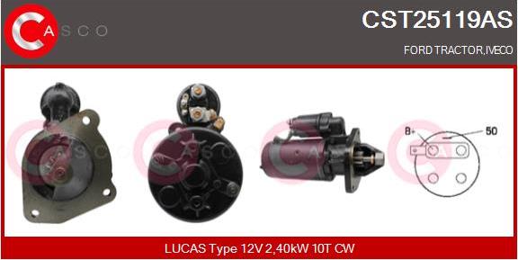 Casco CST25119AS - Starter www.autospares.lv