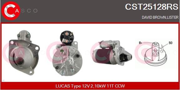 Casco CST25128RS - Стартер www.autospares.lv