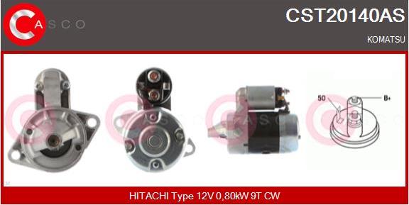 Casco CST20140AS - Starter www.autospares.lv