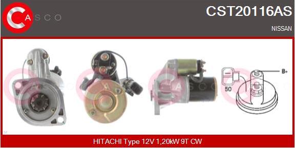 Casco CST20116AS - Starter www.autospares.lv