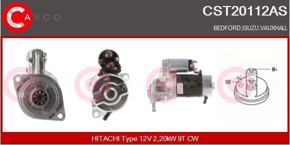 Casco CST20112AS - Starter www.autospares.lv