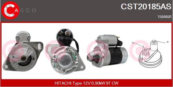 Casco CST20185AS - Starter www.autospares.lv