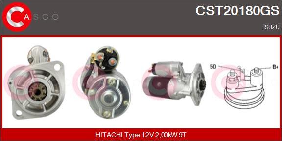 Casco CST20180GS - Starter www.autospares.lv