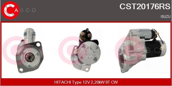 Casco CST20176RS - Starteris autospares.lv