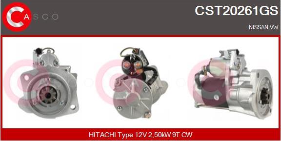 Casco CST20261GS - Starter www.autospares.lv