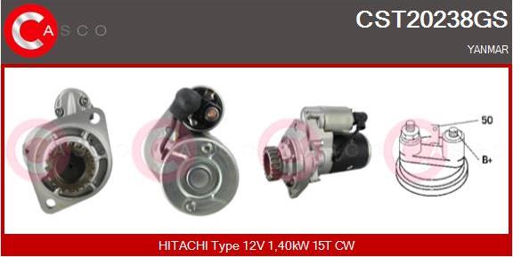 Casco CST20238GS - Starter www.autospares.lv