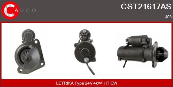 Casco CST21617AS - Стартер www.autospares.lv