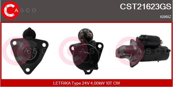 Casco CST21623GS - Starter www.autospares.lv