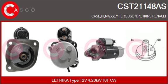 Casco CST21148AS - Starteris autospares.lv