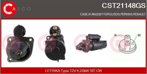 Casco CST21148GS - Starteris autospares.lv