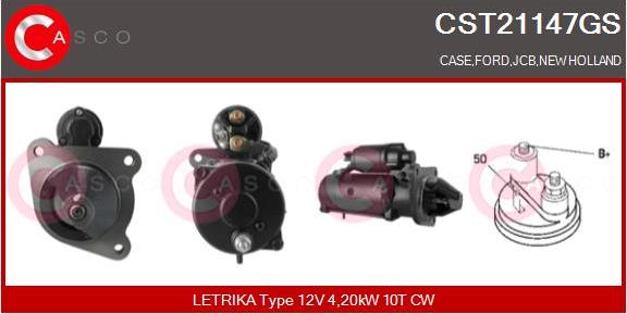 Casco CST21147GS - Starteris autospares.lv