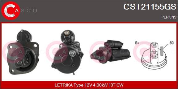 Casco CST21155GS - Starteris autospares.lv