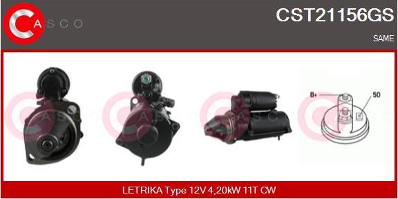 Casco CST21156GS - Starteris autospares.lv