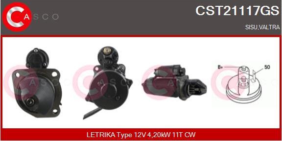 Casco CST21117GS - Starter www.autospares.lv