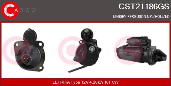 Casco CST21186GS - Стартер www.autospares.lv