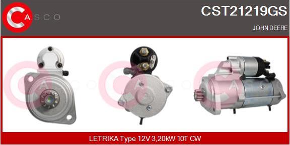 Casco CST21219GS - Starter www.autospares.lv