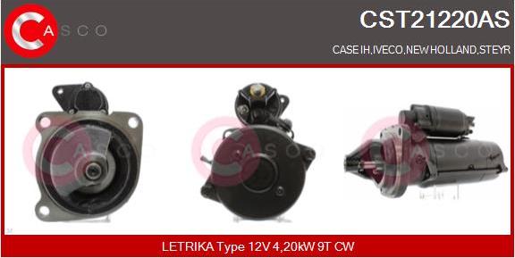 Casco CST21220AS - Starteris autospares.lv