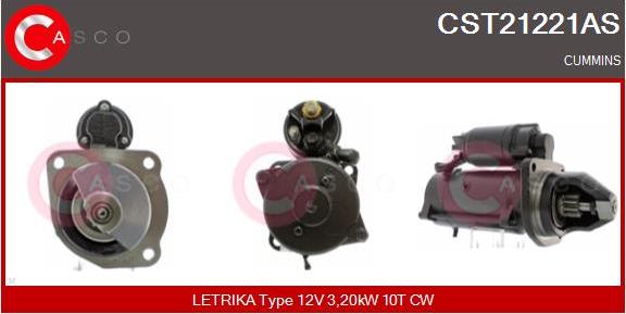 Casco CST21221AS - Starteris autospares.lv