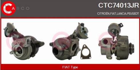 Casco CTC74013JR - Турбина, компрессор www.autospares.lv