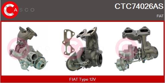 Casco CTC74026AS - Kompresors, Turbopūte autospares.lv