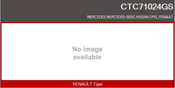 Casco CTC71024GS - Турбина, компрессор www.autospares.lv