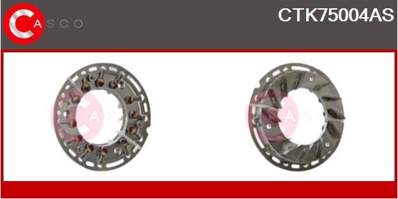 Casco CTK75004AS - Remkomplekts, Kompresors www.autospares.lv