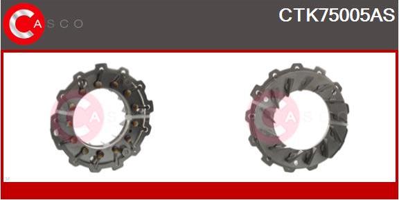 Casco CTK75005AS - Remkomplekts, Kompresors autospares.lv