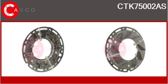 Casco CTK75002AS - Remkomplekts, Kompresors www.autospares.lv