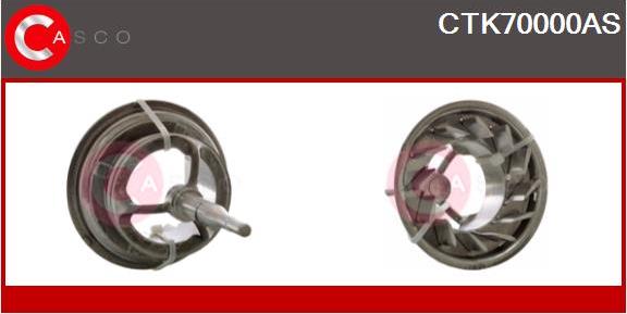 Casco CTK70000AS - Remkomplekts, Kompresors www.autospares.lv