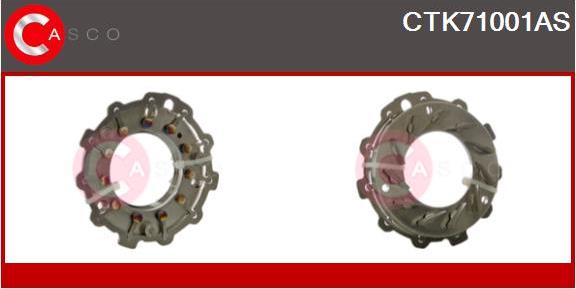 Casco CTK71001AS - Remkomplekts, Kompresors autospares.lv