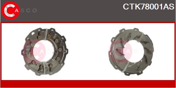 Casco CTK78001AS - Remkomplekts, Kompresors autospares.lv