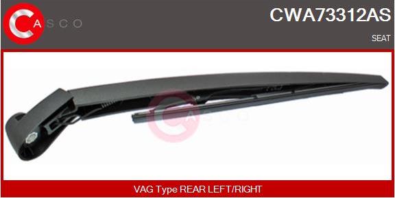 Casco CWA73312AS - Wiper Arm, window cleaning www.autospares.lv