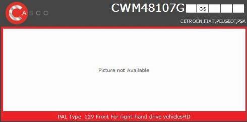 Casco CWM48107GS - Stikla tīrītāju motors www.autospares.lv