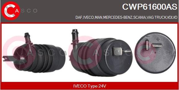 Casco CWP61600AS - Water Pump, window cleaning www.autospares.lv