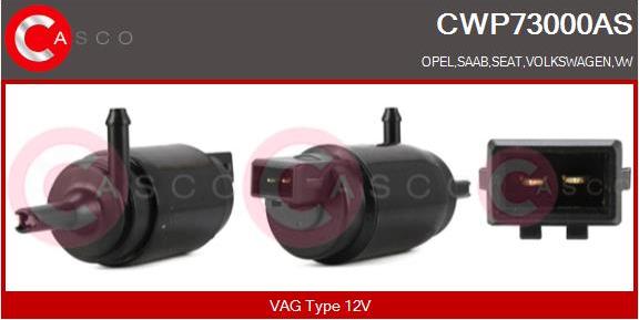 Casco CWP73000AS - Ūdenssūknis, Stiklu tīrīšanas sistēma autospares.lv