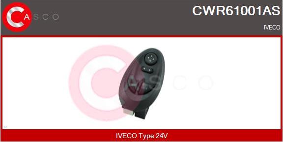 Casco CWR61001AS - Slēdzis, Stikla pacēlājmehānisms www.autospares.lv